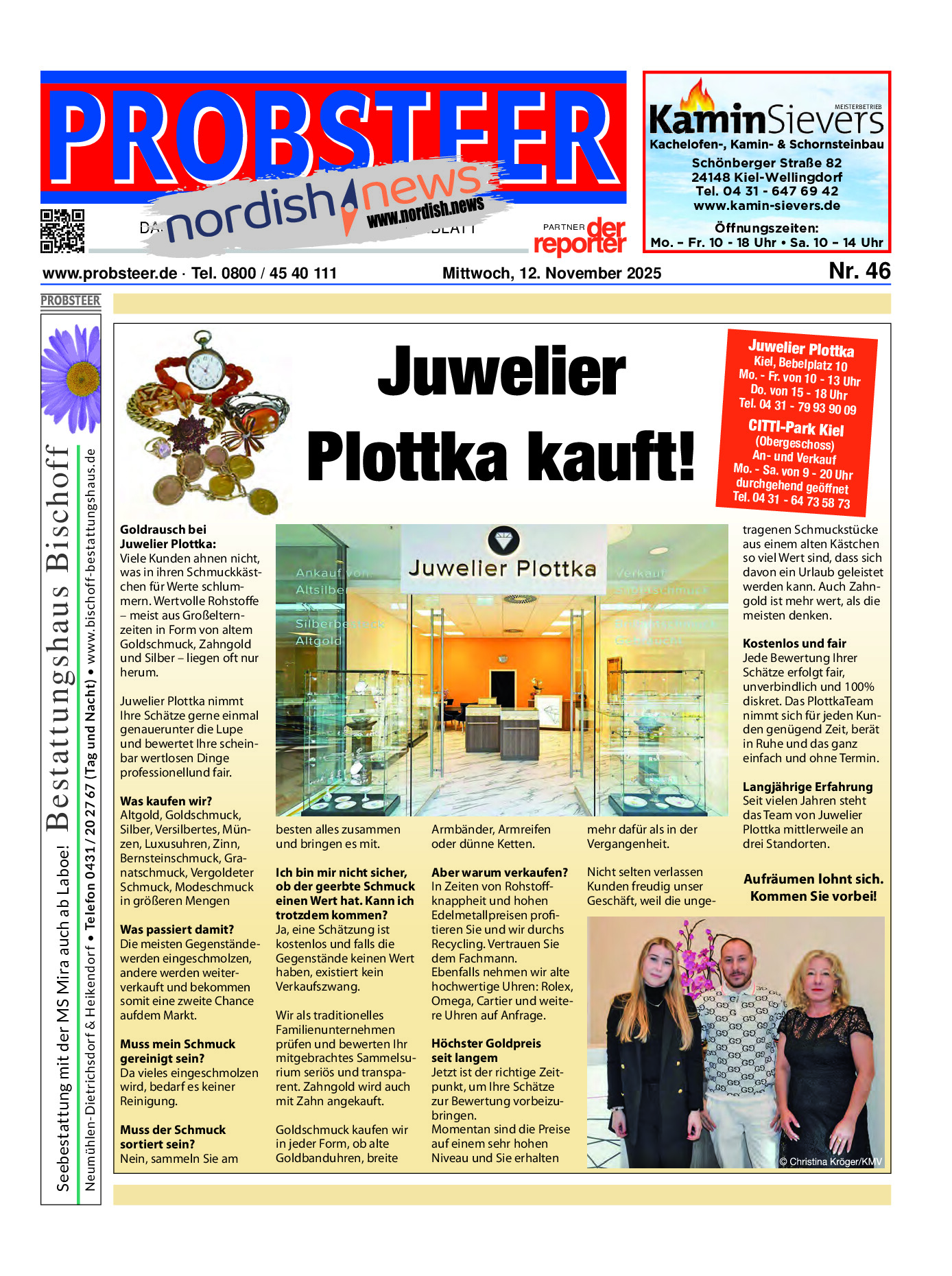 PROBSTEER Ausgabe 12. November 2025