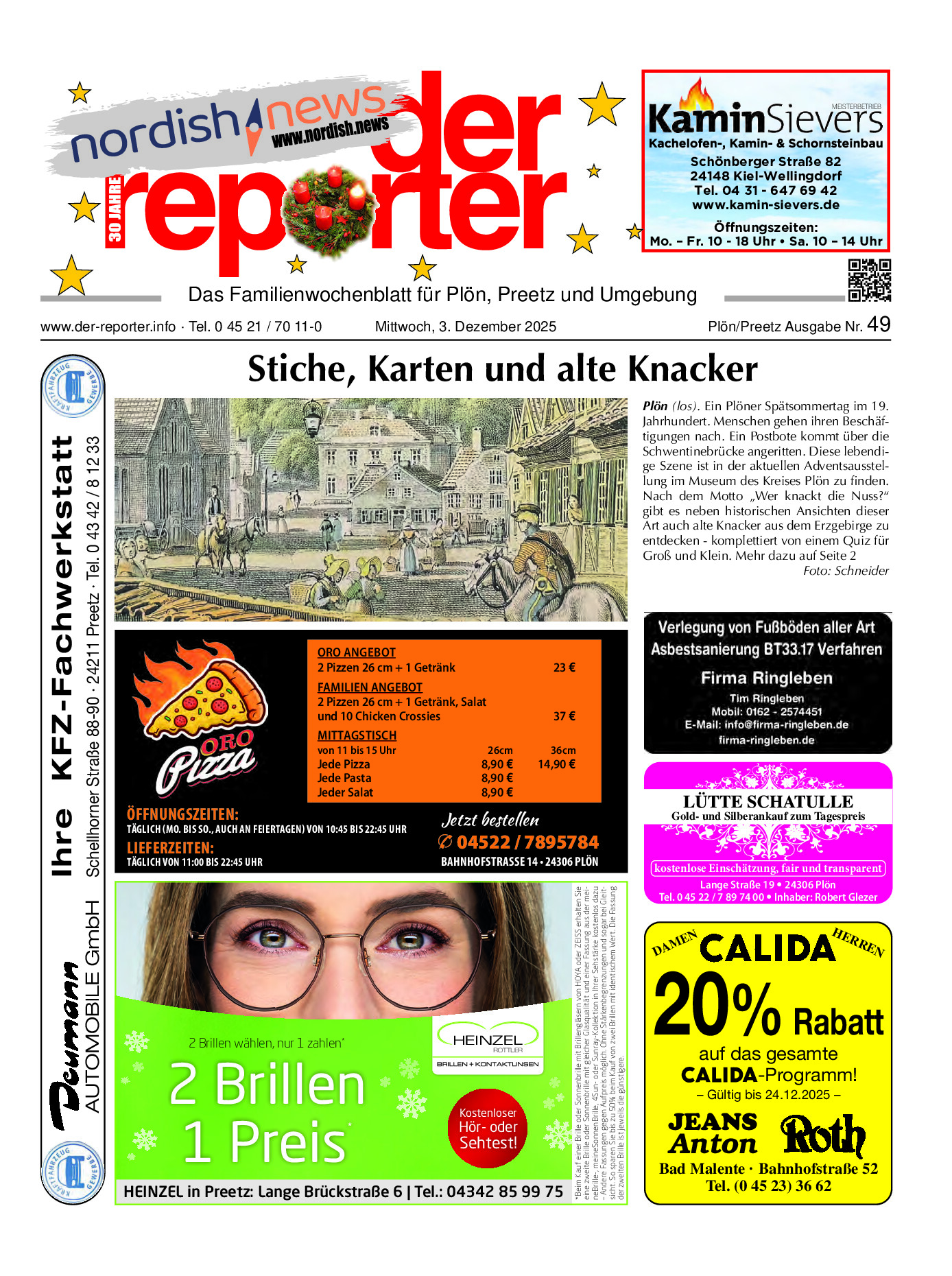 reporter Plön/Preetz Ausgabe 03. Dezember 2025