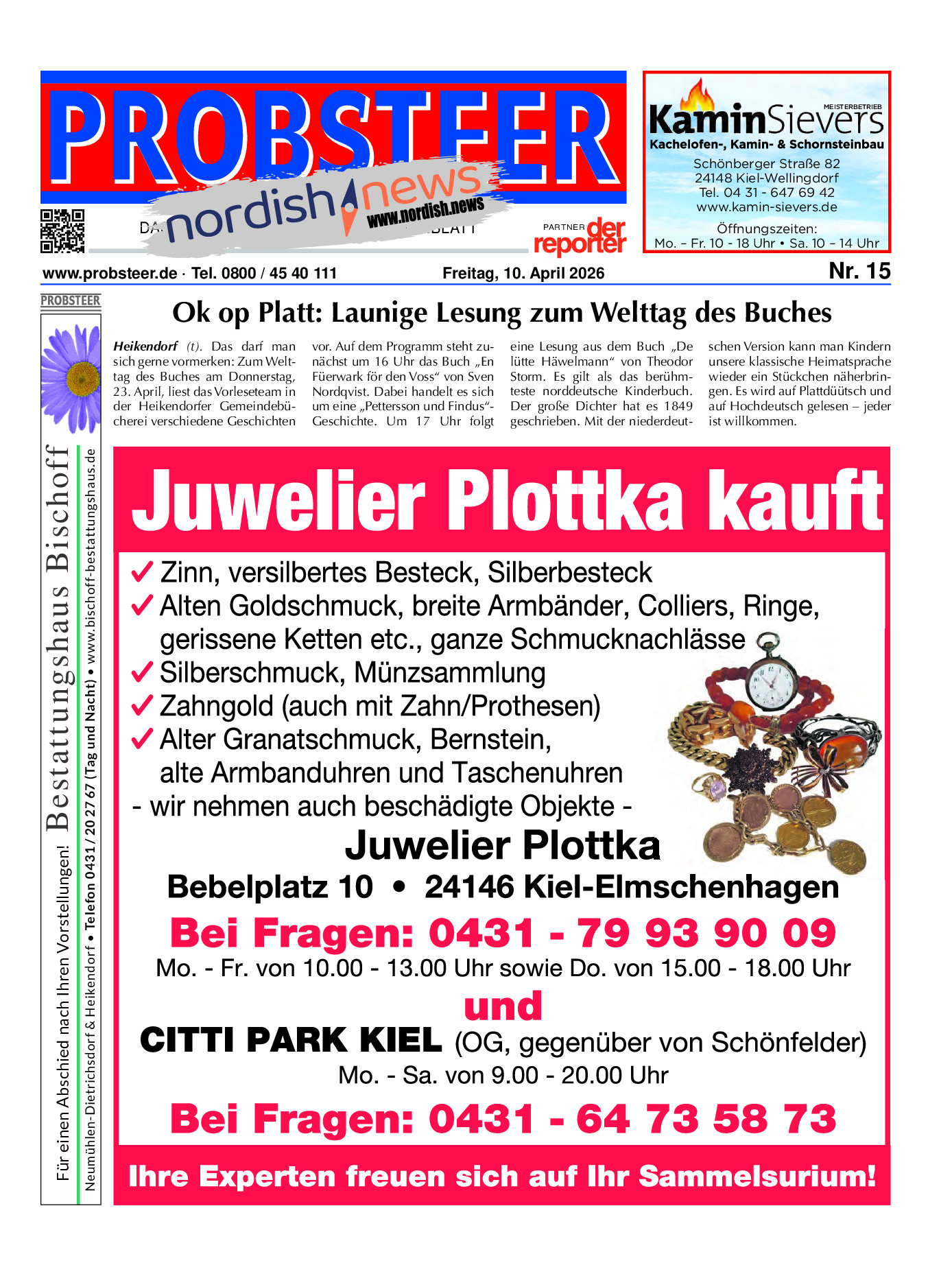 PROBSTEER Ausgabe 10. April 2026