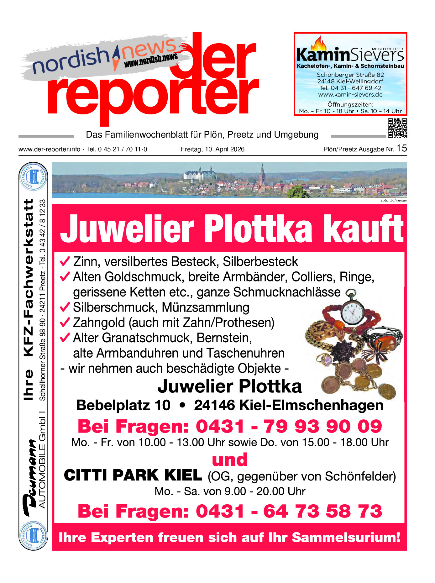 reporter Plön/Preetz Ausgabe 10. April 2026