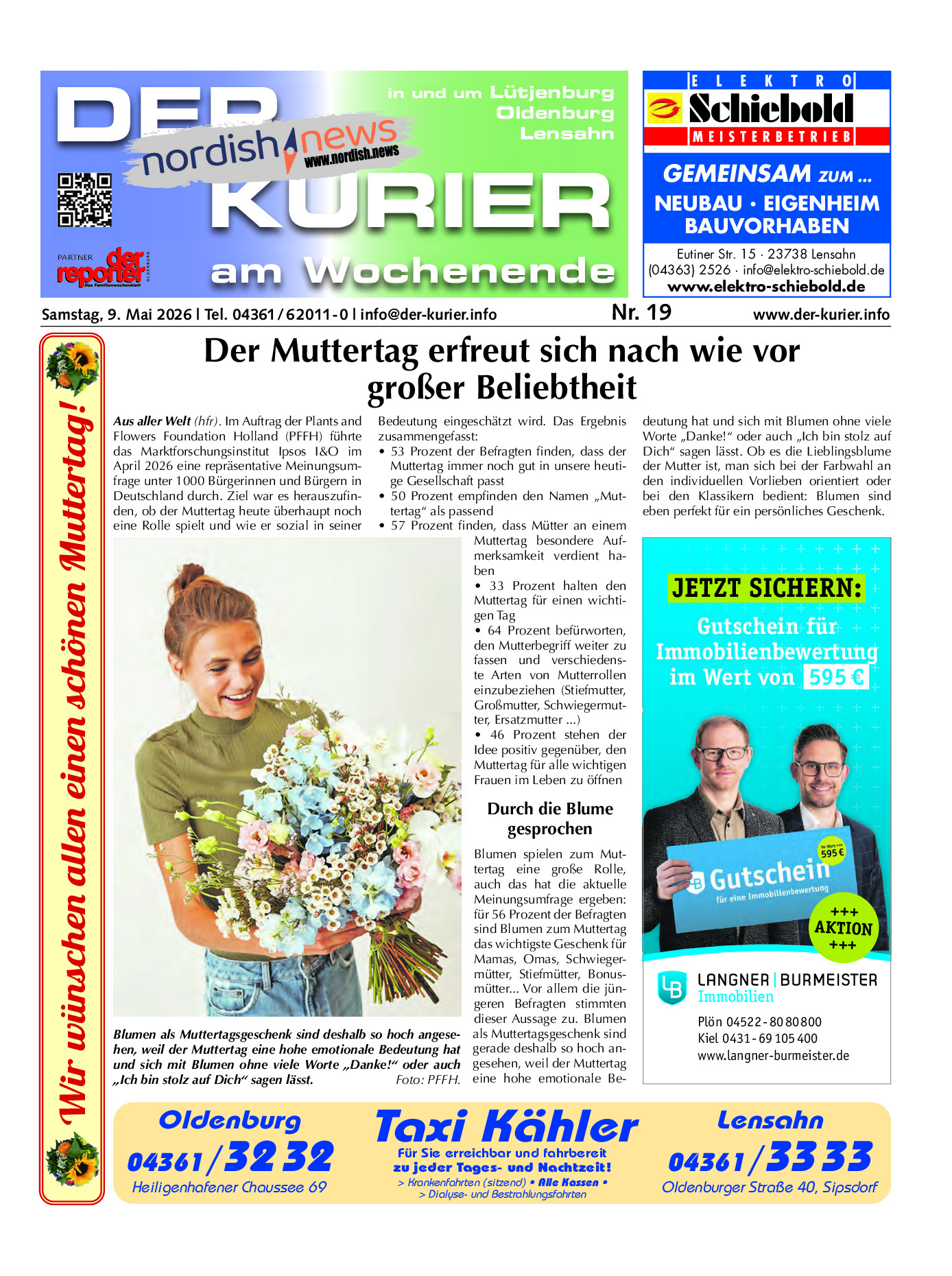 der KURIER Ausgabe 09. Mai 2026