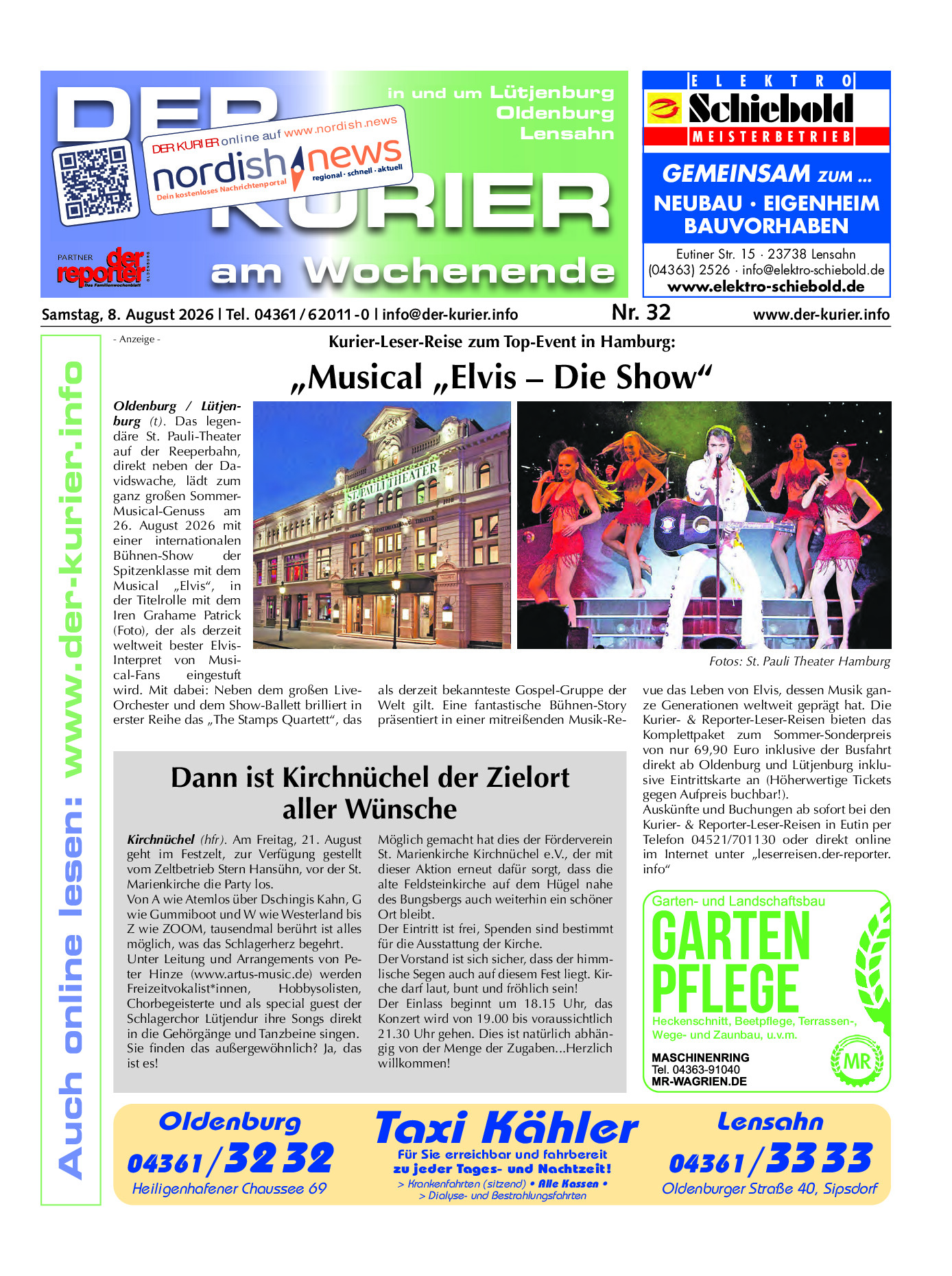 der KURIER Ausgabe 08. August 2026