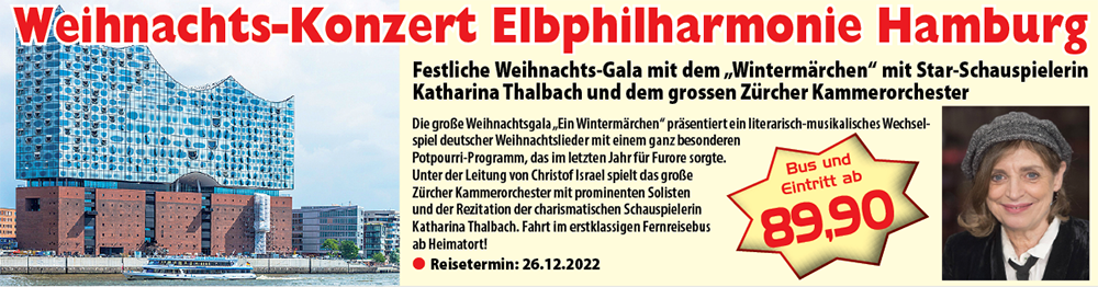 Elbphilharmonie Weihnachtskonzert