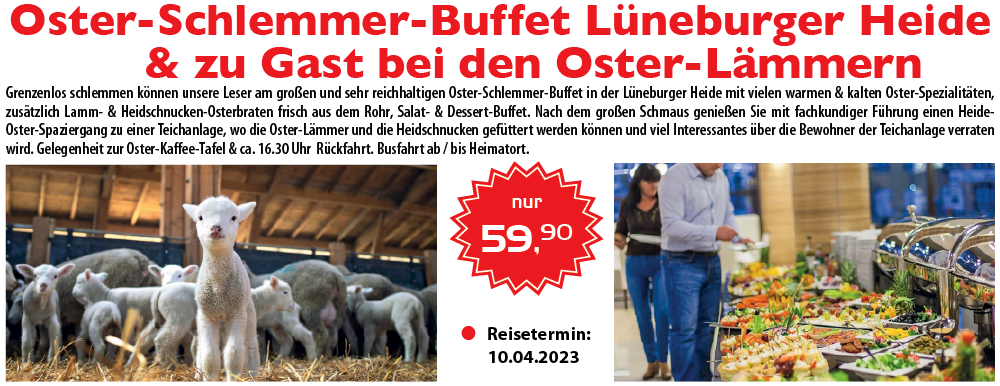 Oster-Schlemmer-Buffet Lüneburger Heide